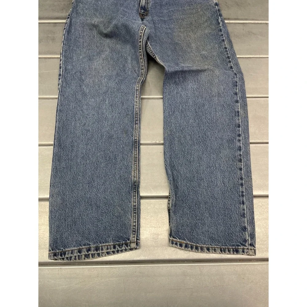 Signature Levis Jeans 33X30‎ Blue Medium Wash Denim Regular Straight 100% Cotton